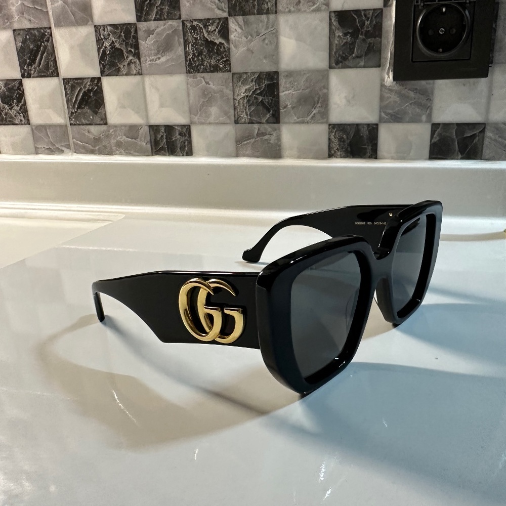 Gucci Double G oversize-frame sunglasses